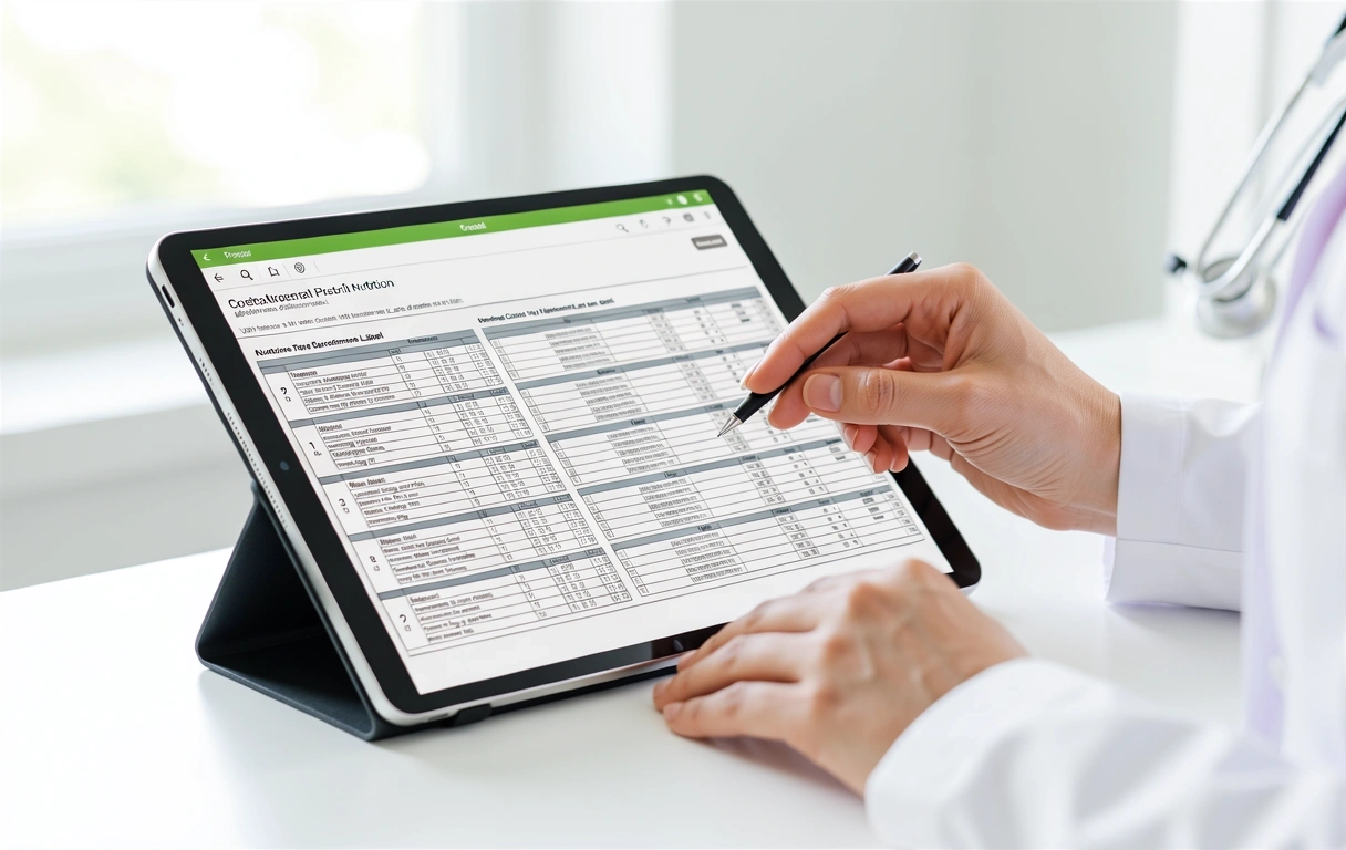 Analiză nutrițională profesională